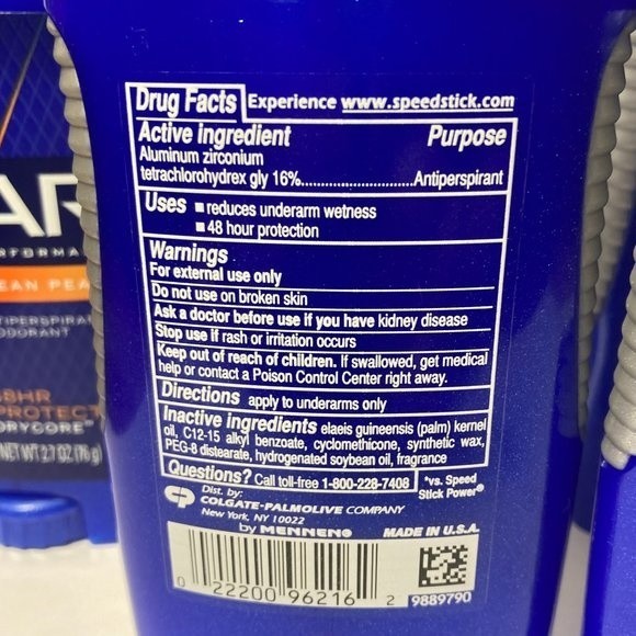 Speed Stick Gear Clean Peak Antiperspirant Deodorant 5 Sticks DISCONTINUED - Picture 11 of 13